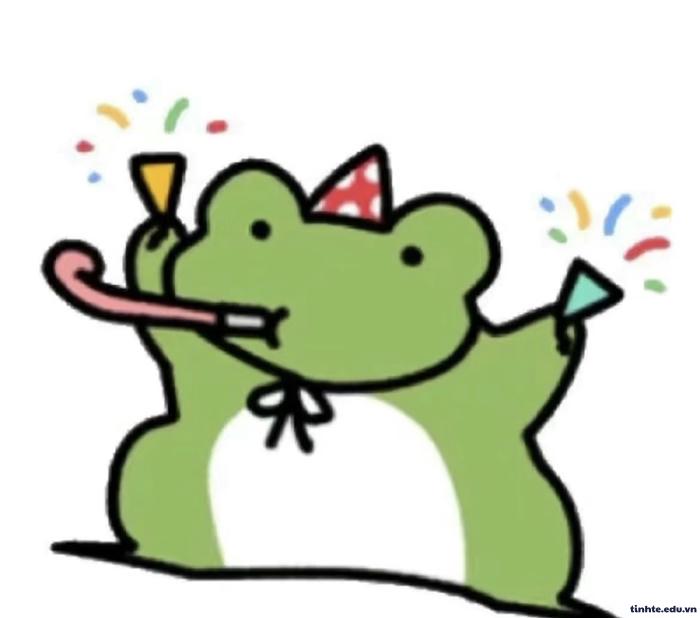 Meme ếch xanh đáng yêu nhẹ nhàn